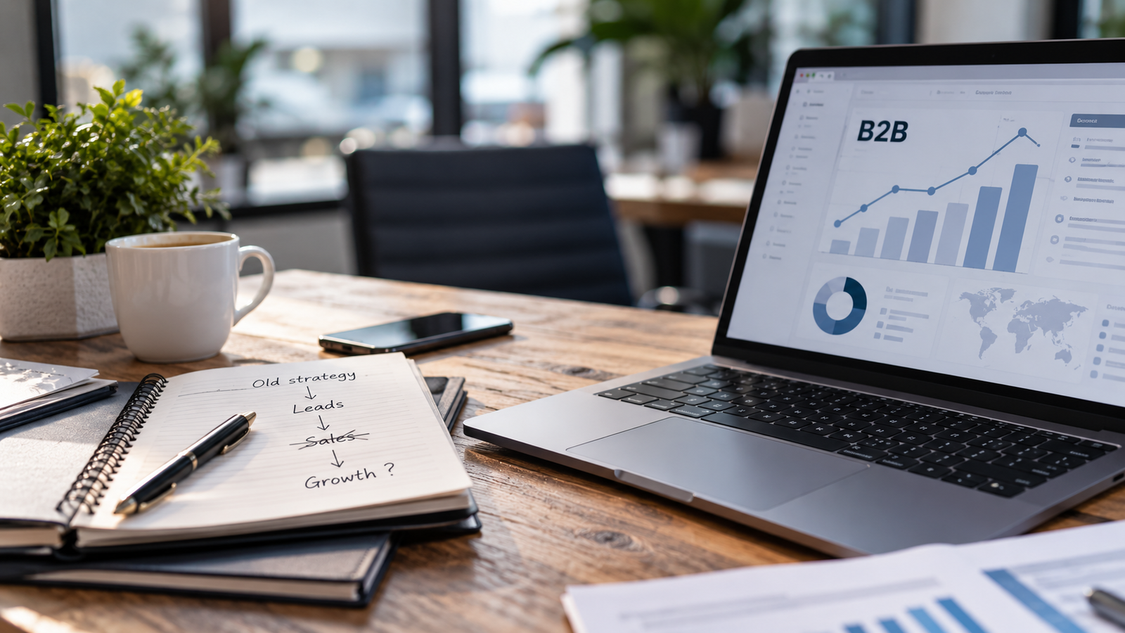 Outdated B2B customer acquisition model
